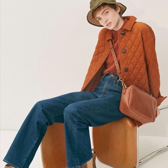 Madewell Walton Quilted Shirt Jacket Size Medium - Picture 6 of 9